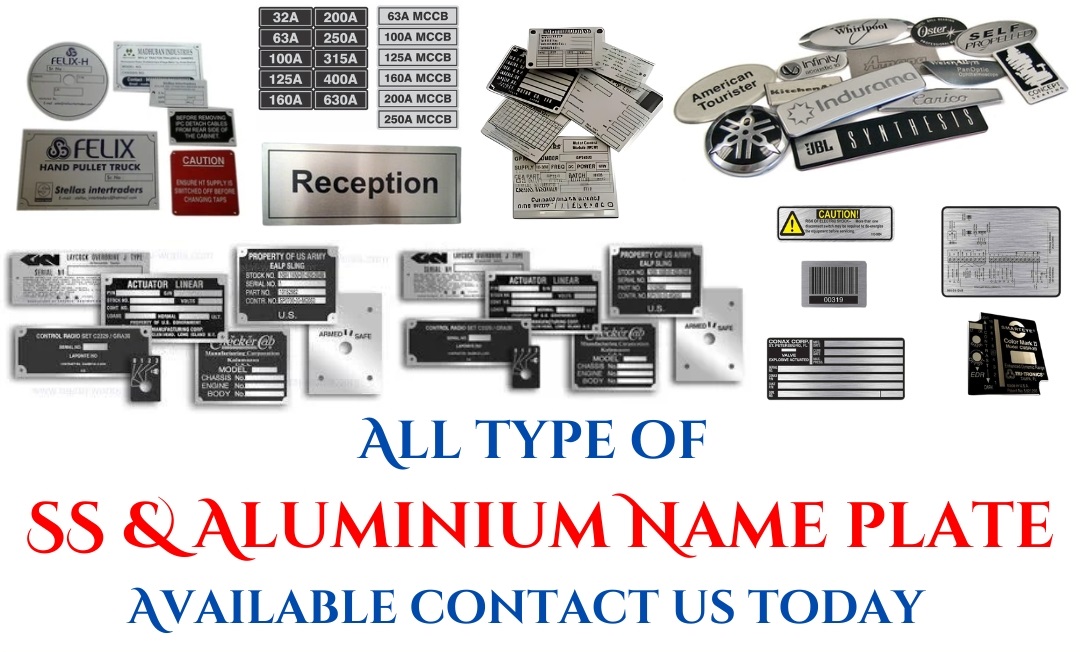 Aluminium Nameplate